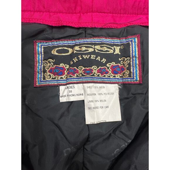 Ossi Snowboard Ski Suit Pants Jacket Small - Picture 3 of 6